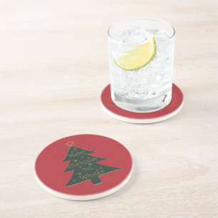 Porta-copos Feliz Natal para vocês decorações de árvore de pin