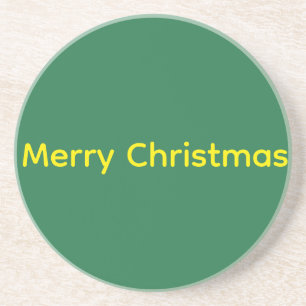 Porta-copos Feliz Natal Verde