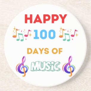 Porta-copos Felizes 100 Dias De música