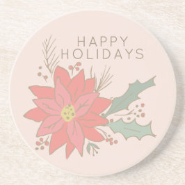 Porta-copos Férias Poinsettia e salgadela