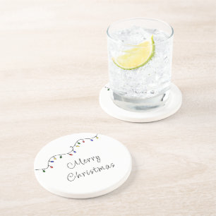 Porta-copos Férias Retro Festivas das Luzes de Natal