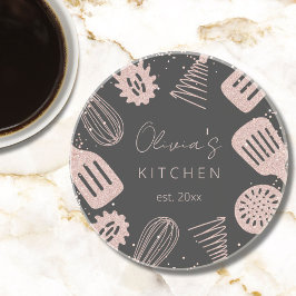 Porta-copos Ferramentas de Cozinha Personalizadas com Brilho e