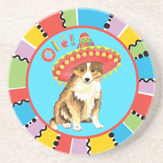 Porta-copos Fiesta Sheltie (Frente)