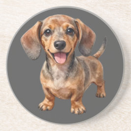 Porta-copos Filhote de Dachshund Feliz