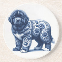Filhote de Newfoundland Delft Blue
