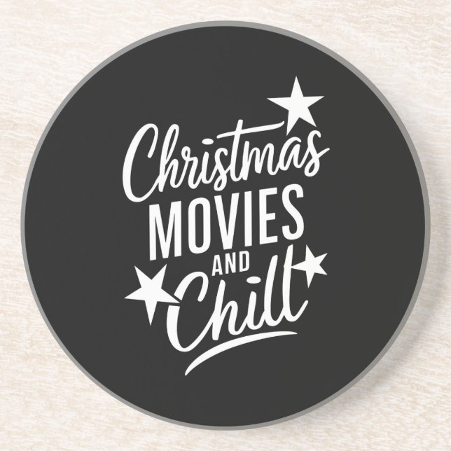 Porta-copos Filmes De Natal E Presente Xmas Da Família Chill (Frente)
