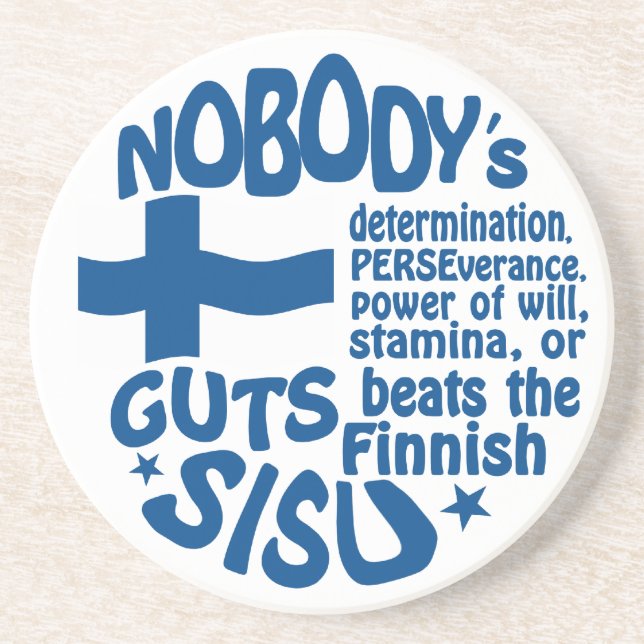 Porta copos finlandesa de SISU (Frente)