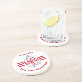 Porta-copos Fique voando é 4 de julho