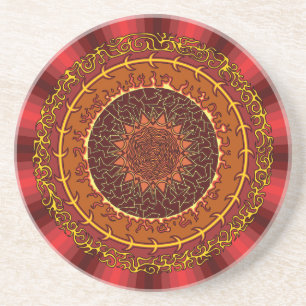 Porta copos Fire Mandala