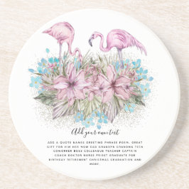 Porta-copos FLAMINGOS Personalizado