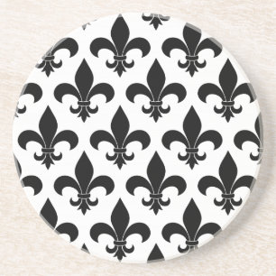 Porta-copos Fleur de lis Pattern francês