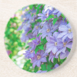 Porta-copos flor de Clematite Roxa