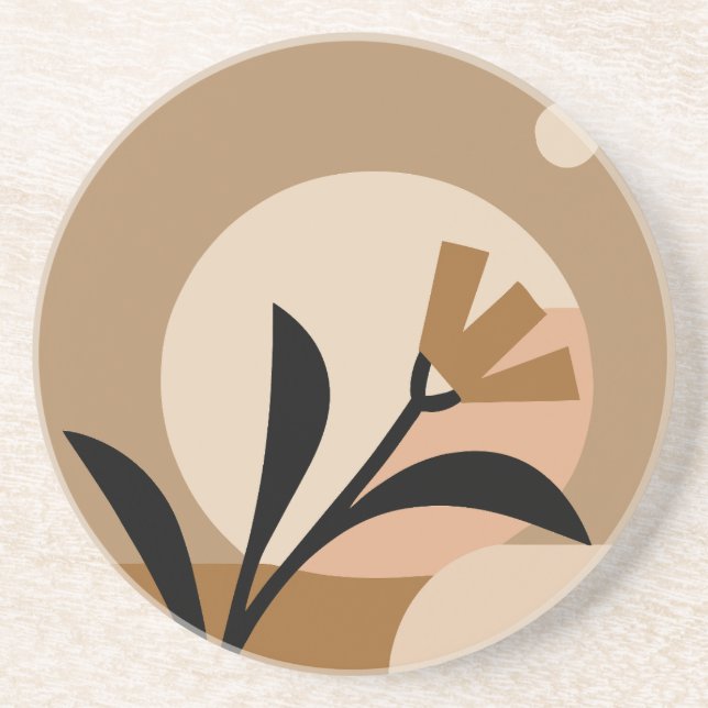 Porta-copos Flor Sun Boho (Frente)