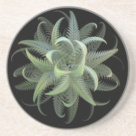 Porta-copos Floração de Samambaia Fractal