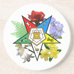 Porta copos Floral da Estrela Oriental