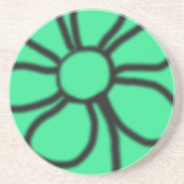 Porta copos Floral do Mod (Verde)