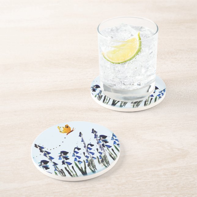 Porta-copos Flores Bluebell Floral (Lateral)