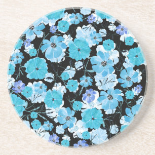 Porta-copos Flores De Aquarela: Uma Tapeçaria Delicada