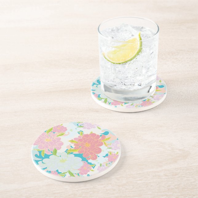 Porta-copos Flores japonesas (Lateral)