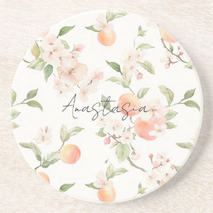 Porta-copos Flores Pretty Peaches