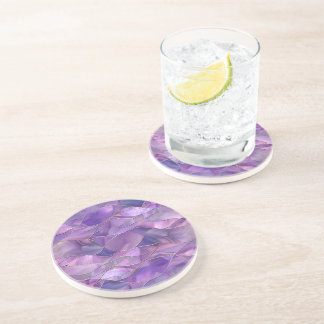 Porta-copos Fluxo de Âmice Etéreo Elegante Abstrato Roxo