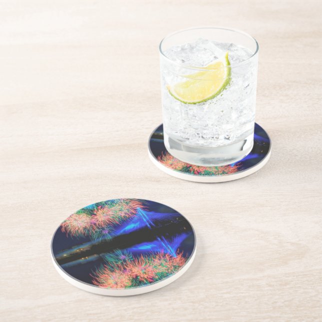 Porta-copos Fogos-de-artifício (Lateral)