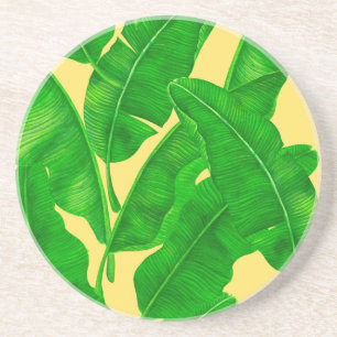 Porta-copos Folhas de bananas