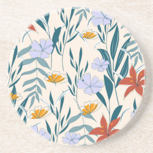 Porta-copos Folhas Tropicais: Fundo Abstrato fascinável.