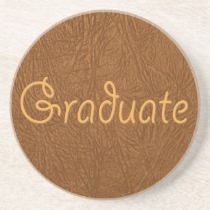 Porta-copos Formando Brown Cowhide Leather Textura