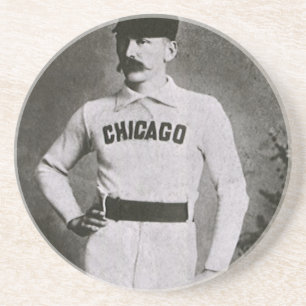 Porta-copos Foto Antiga, Jogador de Beisebol de Chicago