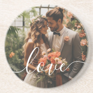 Porta-copos Foto personalizada de casal 'Amor'