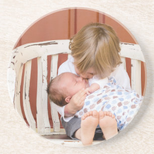 Porta-copos Foto Personalizada Personalizada em Dois Lados