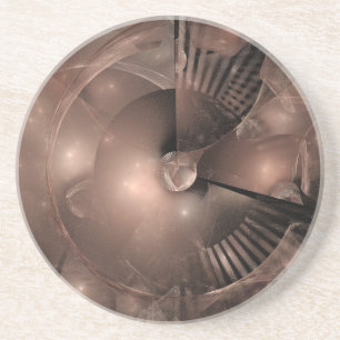 Porta-copos Fractal em Brown