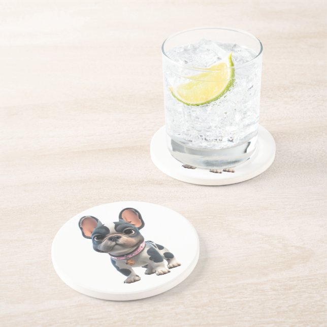 Porta-copos French Bulldog (Lateral)