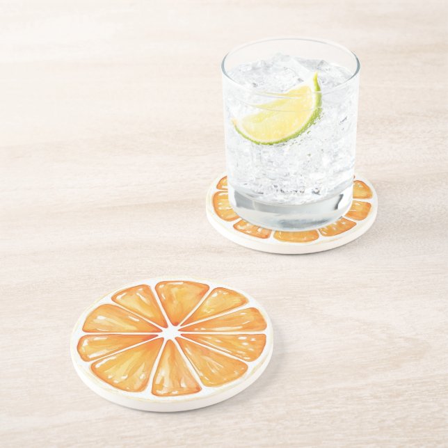 Porta-copos Fruta Laranja (Lateral)