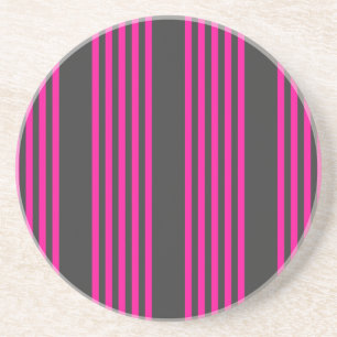 Porta-copos Fuchsia e carvão de cinco faixas