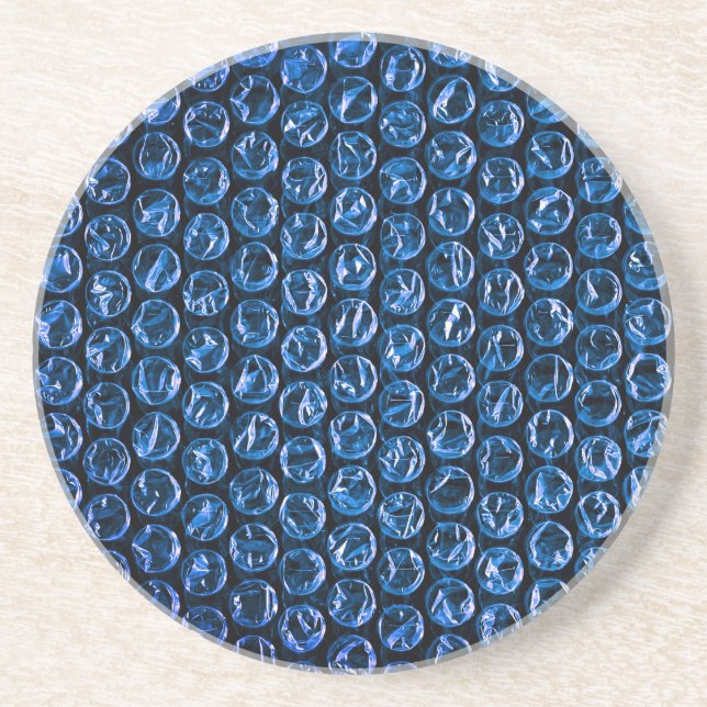 Porta-copos FUN Bubble Wrap Azul (Frente)