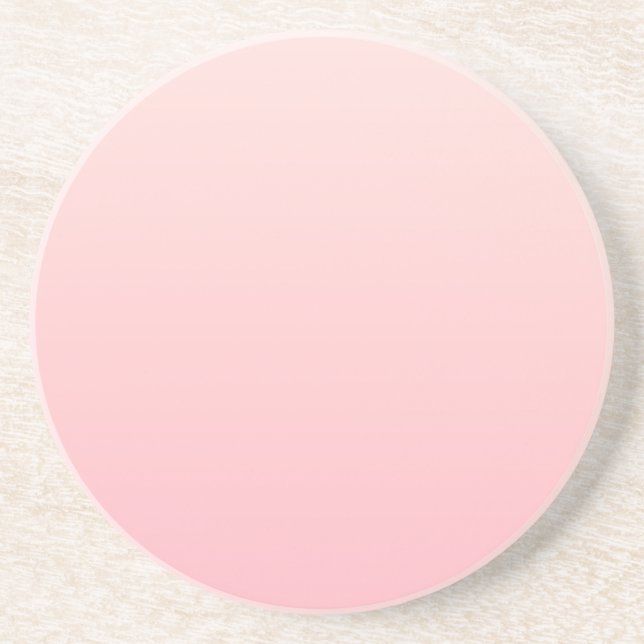 Porta-copos Fundo de Gradação Rosa Pastel (Frente)