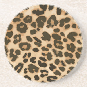 Porta-copos Fundo de impressão do Leopard