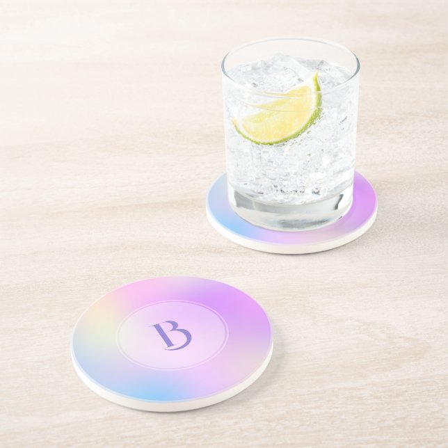 Porta-copos Fundo holográfico colorido (Lateral)