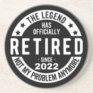 Porta-copos funny retirement, retired, retired firefighter, re