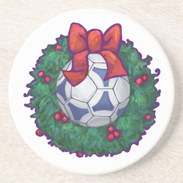 Porta-copos Futbal Christmas (Frente)