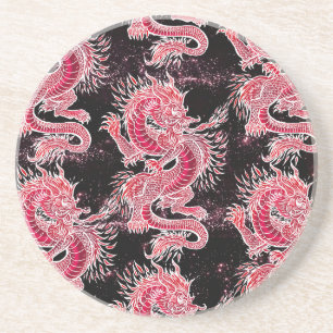 Porta-copos Galáxia do Dragão Vermelho