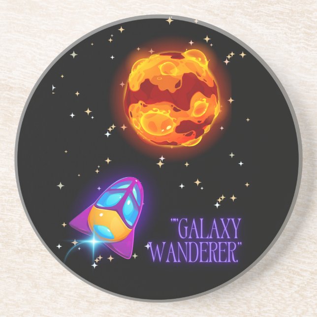 Porta-copos Galaxy Wanderer - Tumbler isolado (Frente)