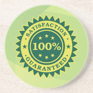 Porta copos garantida satisfação 100% da etiquet