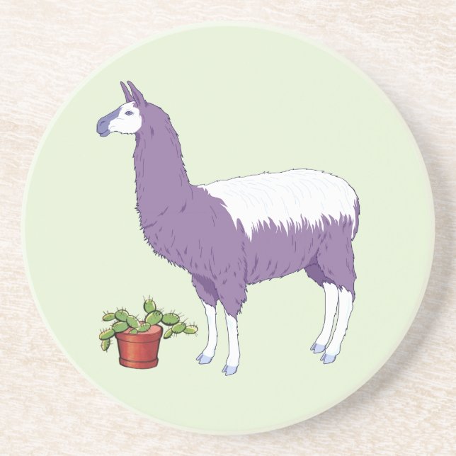 Porta-copos Gardening Cactus Plant Llama (Frente)