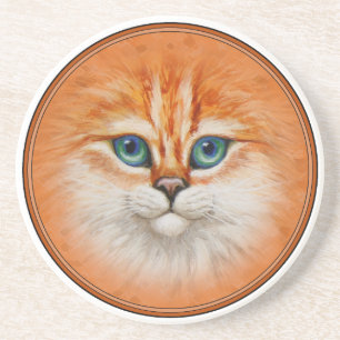 Porta-copos Gatinho Laranja Feliz