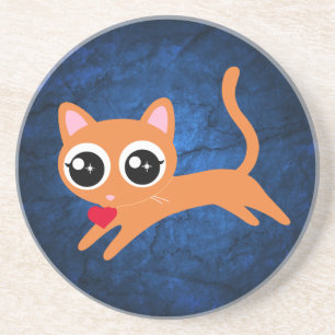 Porta-copos Gato de Gato Gato Coração Ladrão Presente para Gar