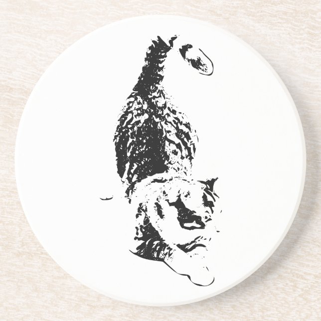 Porta-copos Gato Passa Por Sombras De Queda (Frente)