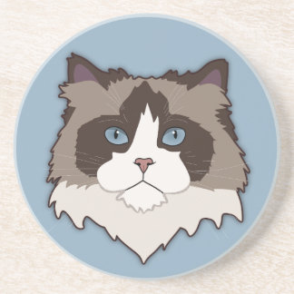 Porta-copos Gato Ragdoll